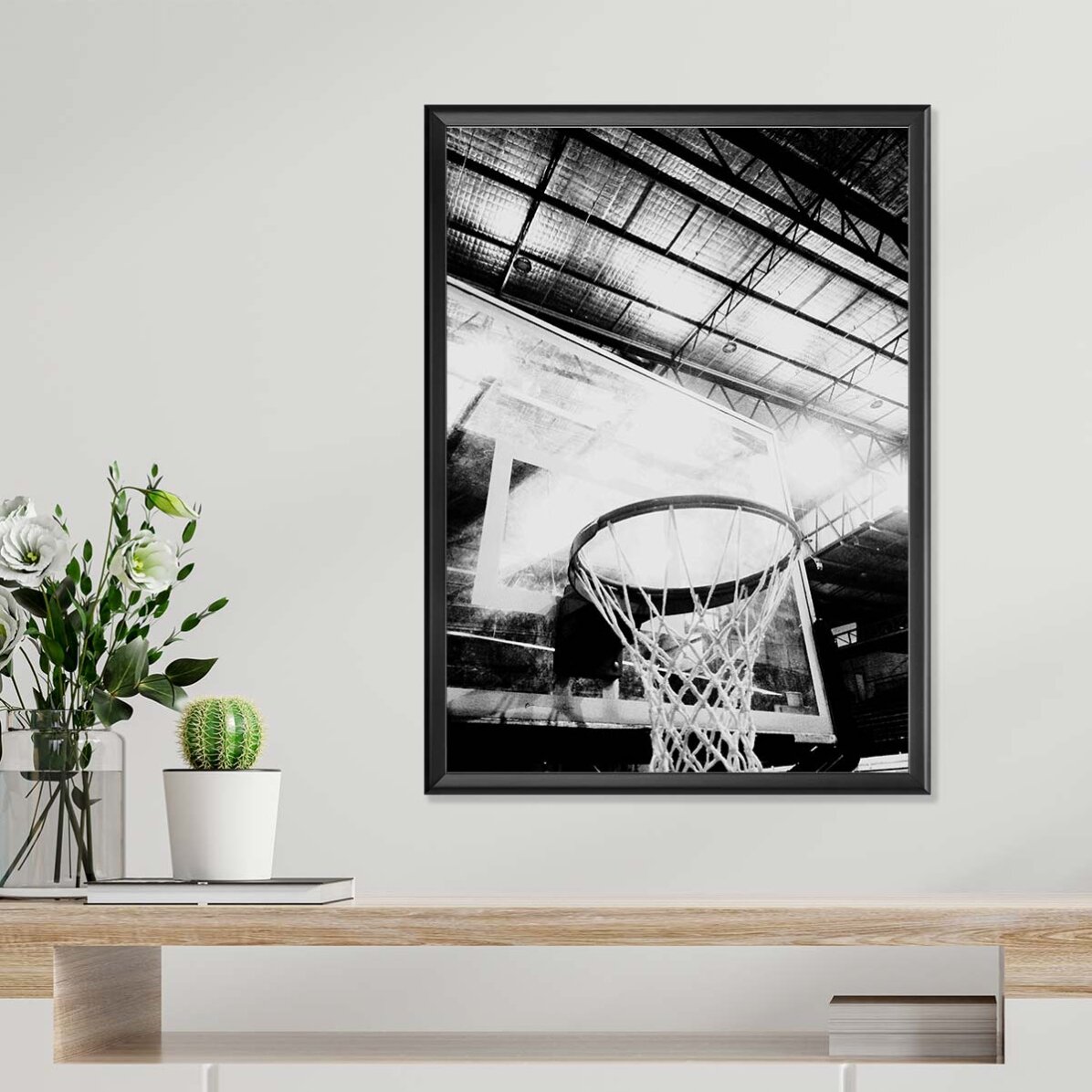 Poster „Basketballkorb“