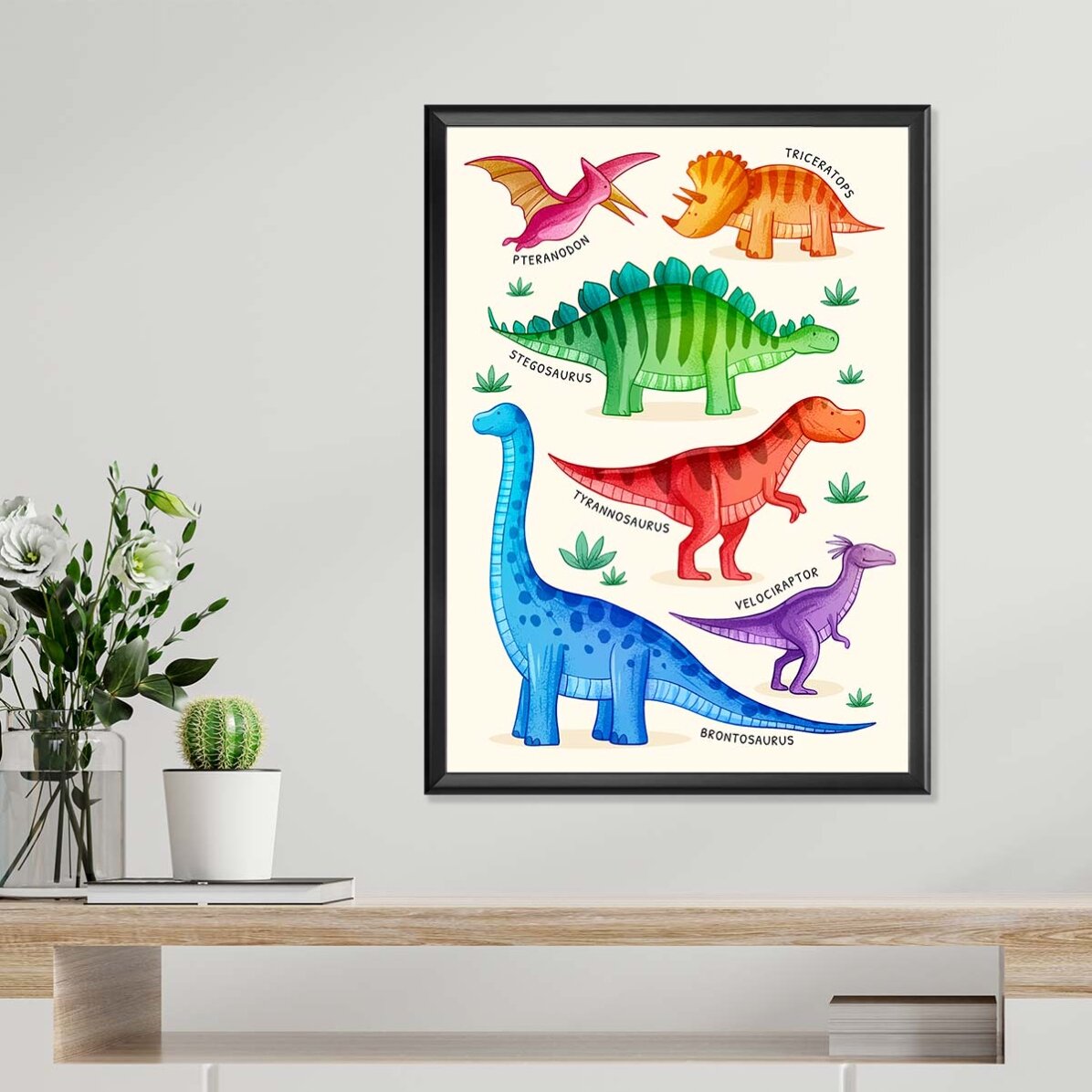 Dinosaurier-Poster