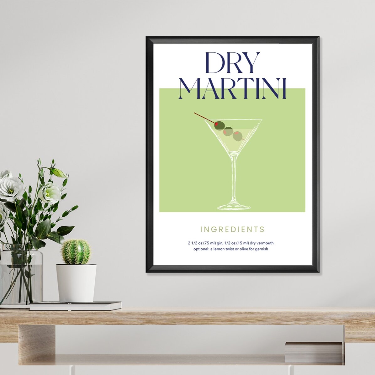 Poster „Dry Martini“