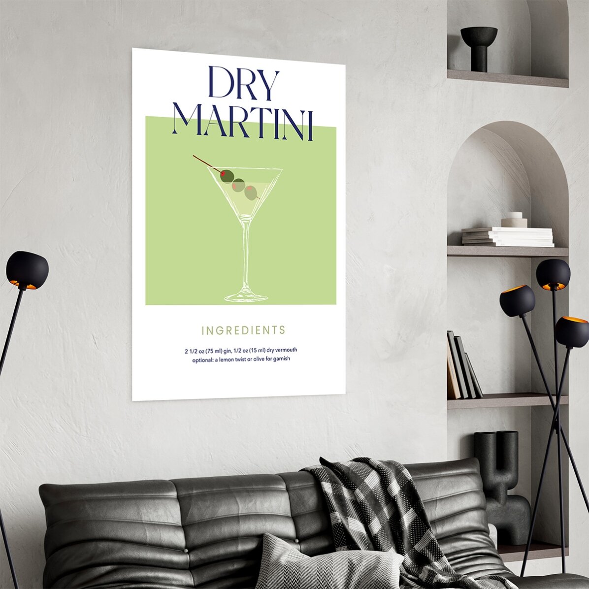 Poster „Dry Martini“