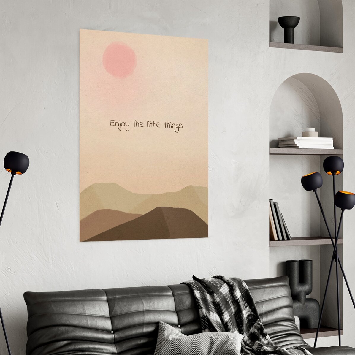 Poster „Enjoy the little things“