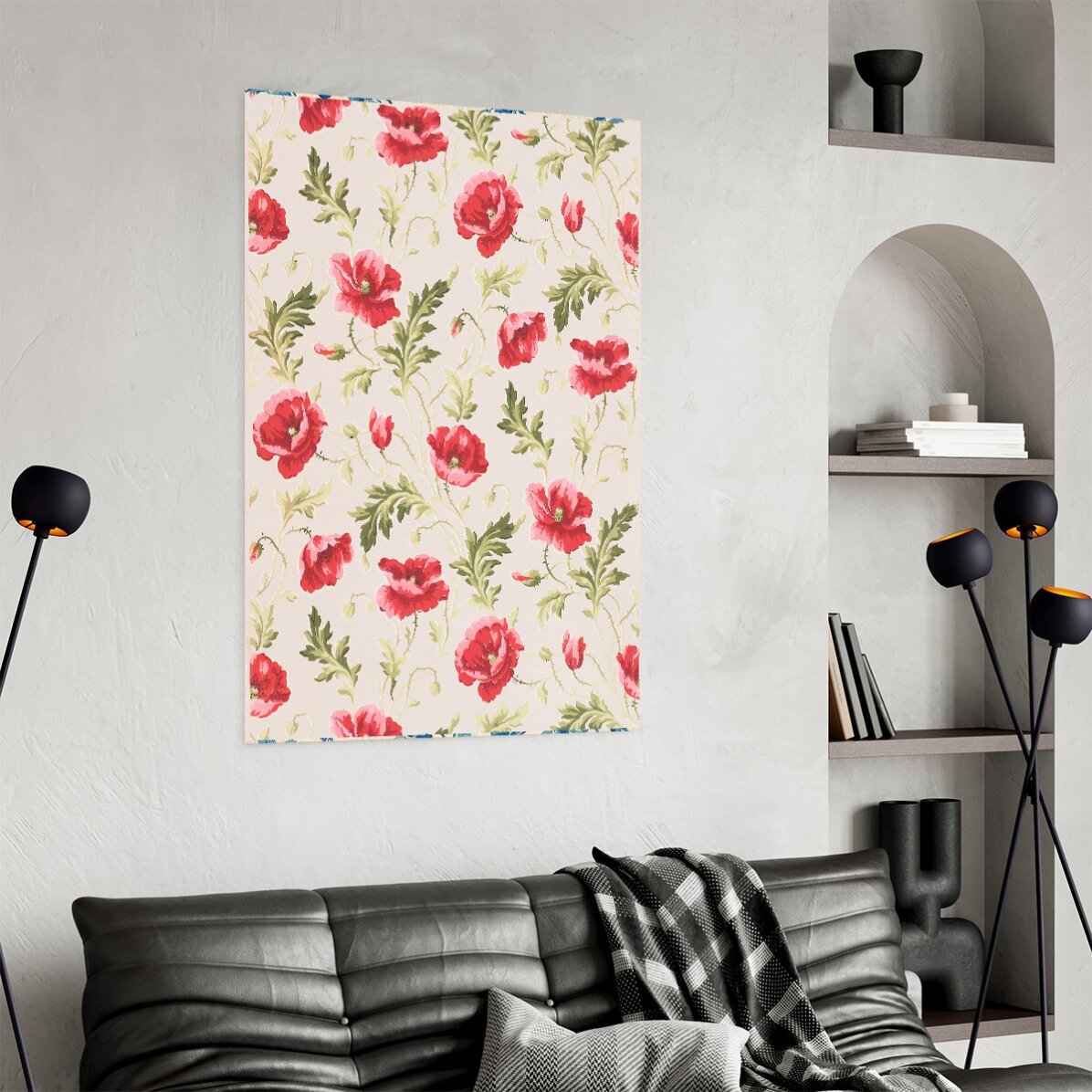 Poster „Rosa Blumen“