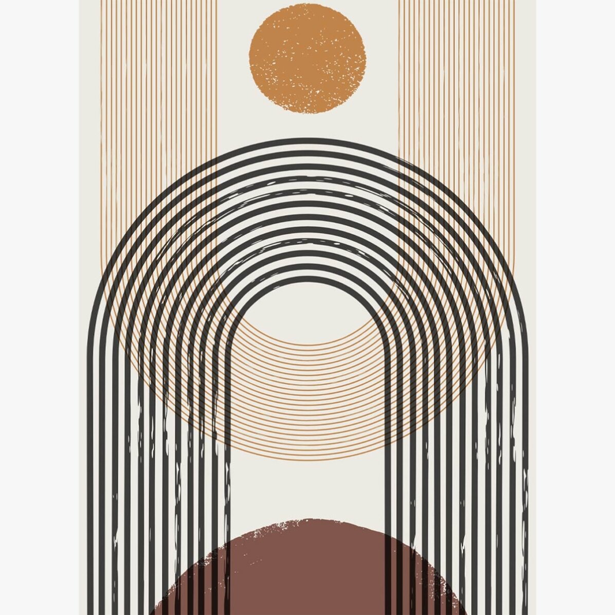 Poster „Geometrische Formen“