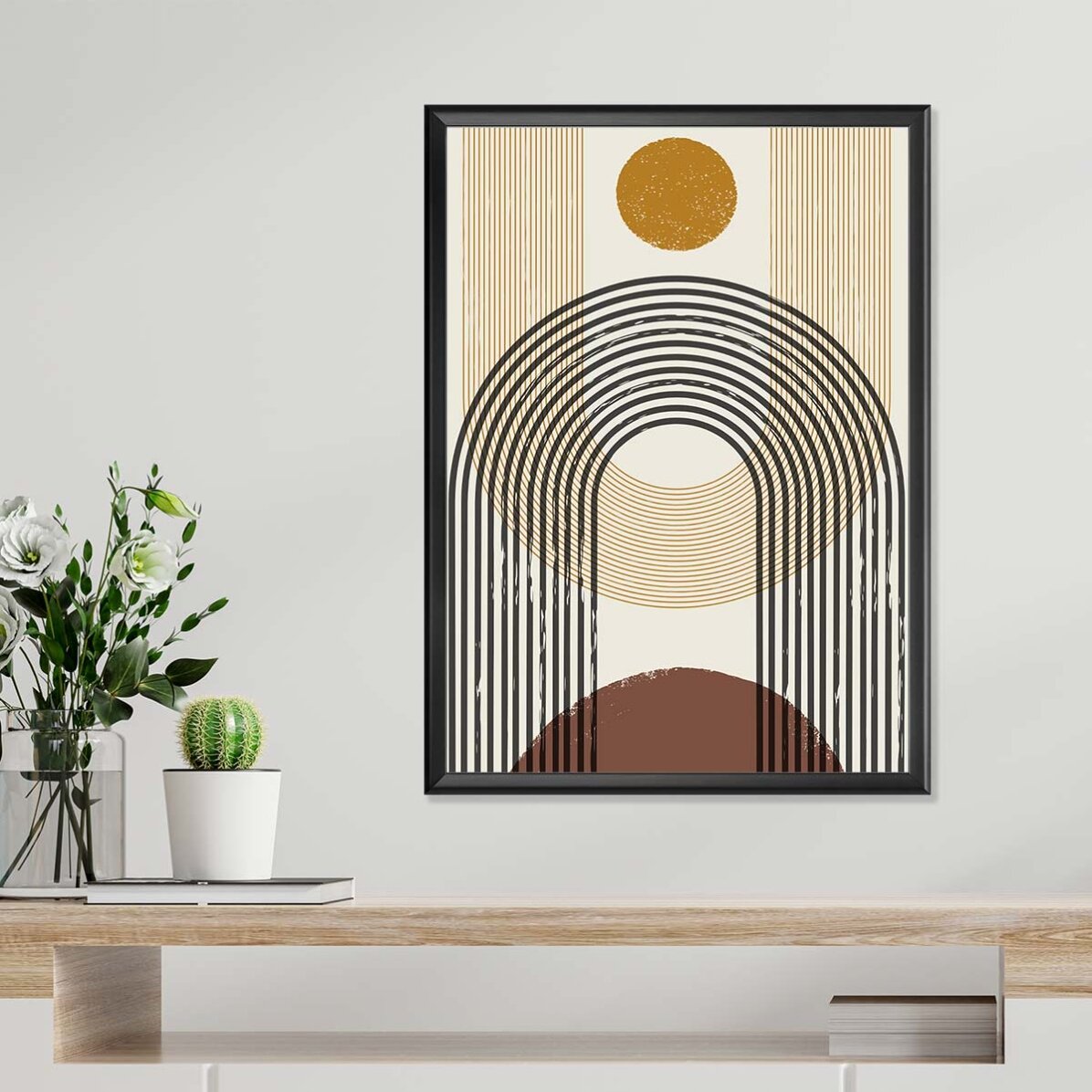 Poster „Geometrische Formen“