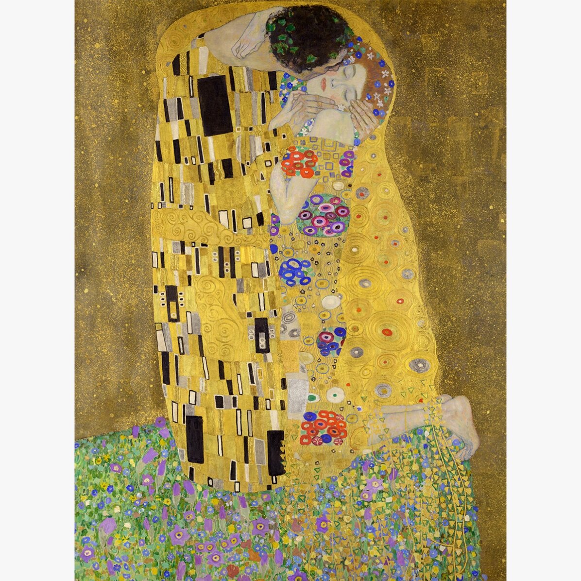 Poster von Gustav Klimt, „Der Kuss“, 1908