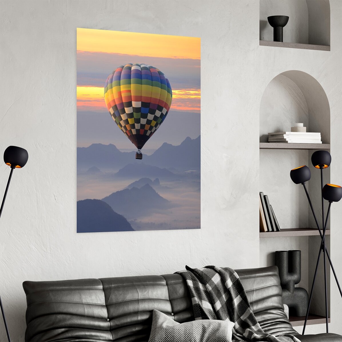 Poster „Heißluftballon“