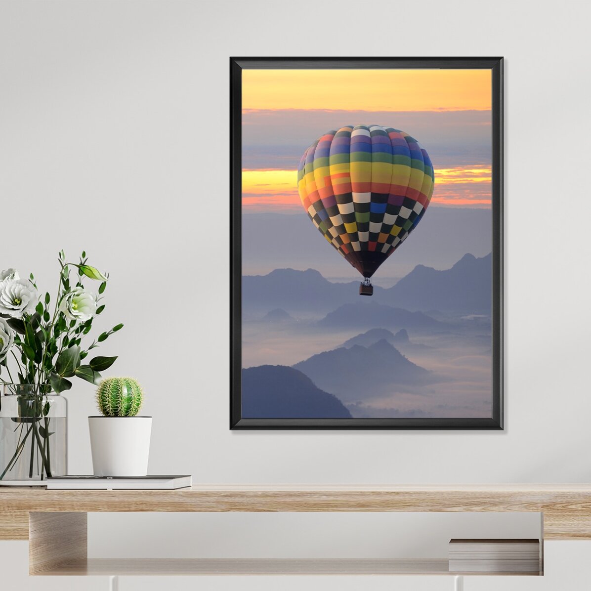 Poster „Heißluftballon“