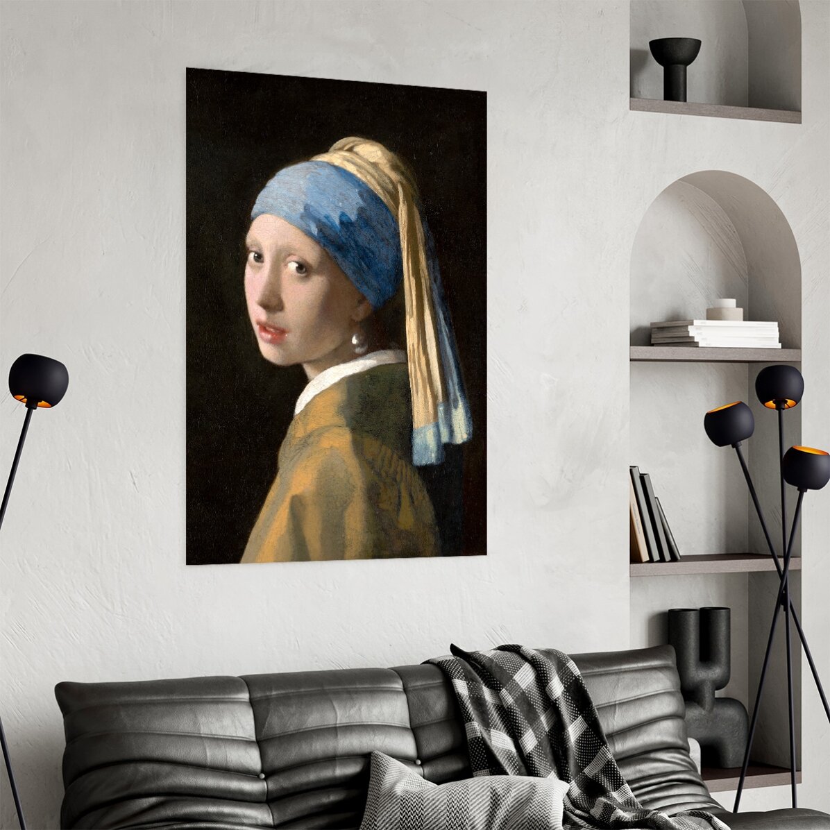 Poster: Johannes Vermeer, Das Mädchen mit dem Perlenohrring, 1665