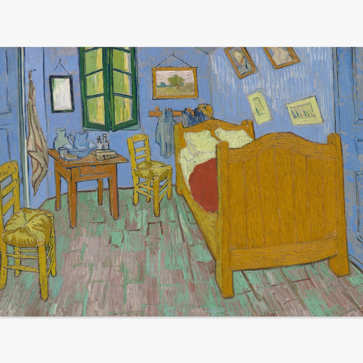 Poster im Querformat – Vincent van Gogh – Das Schlafzimmer, 1889