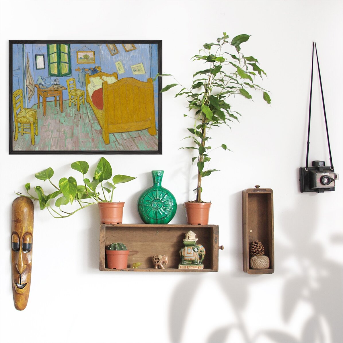 Poster im Querformat – Vincent van Gogh – Das Schlafzimmer, 1889