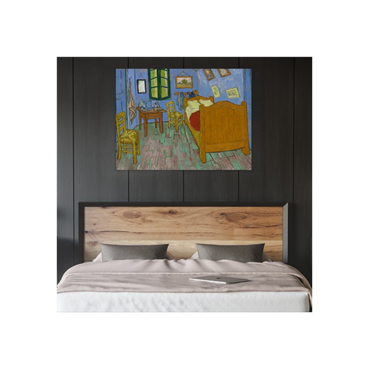 Poster im Querformat – Vincent van Gogh – Das Schlafzimmer, 1889