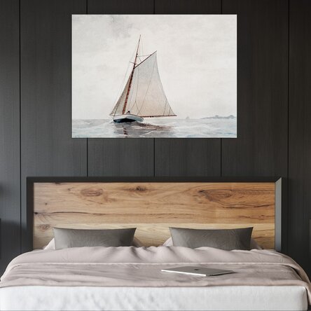 Poster im Querformat – Winslow Homer – Aufbruch vor der Küste von Gloucester, 1880