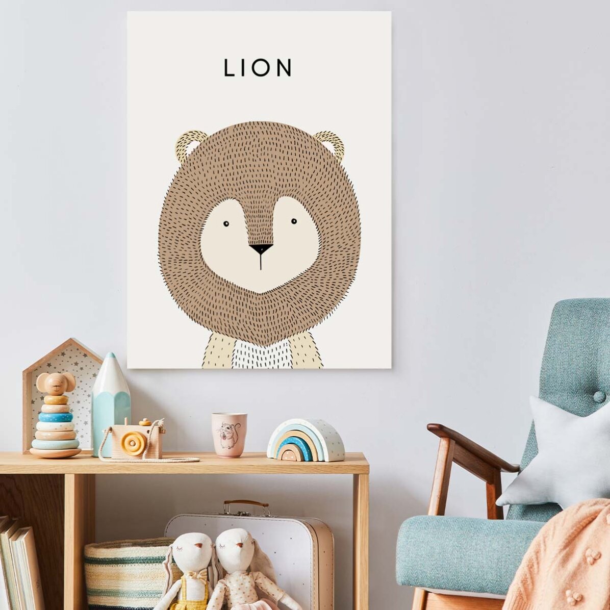 Poster „Löwe“