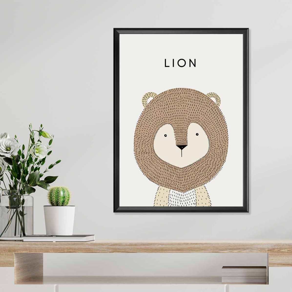 Poster „Löwe“