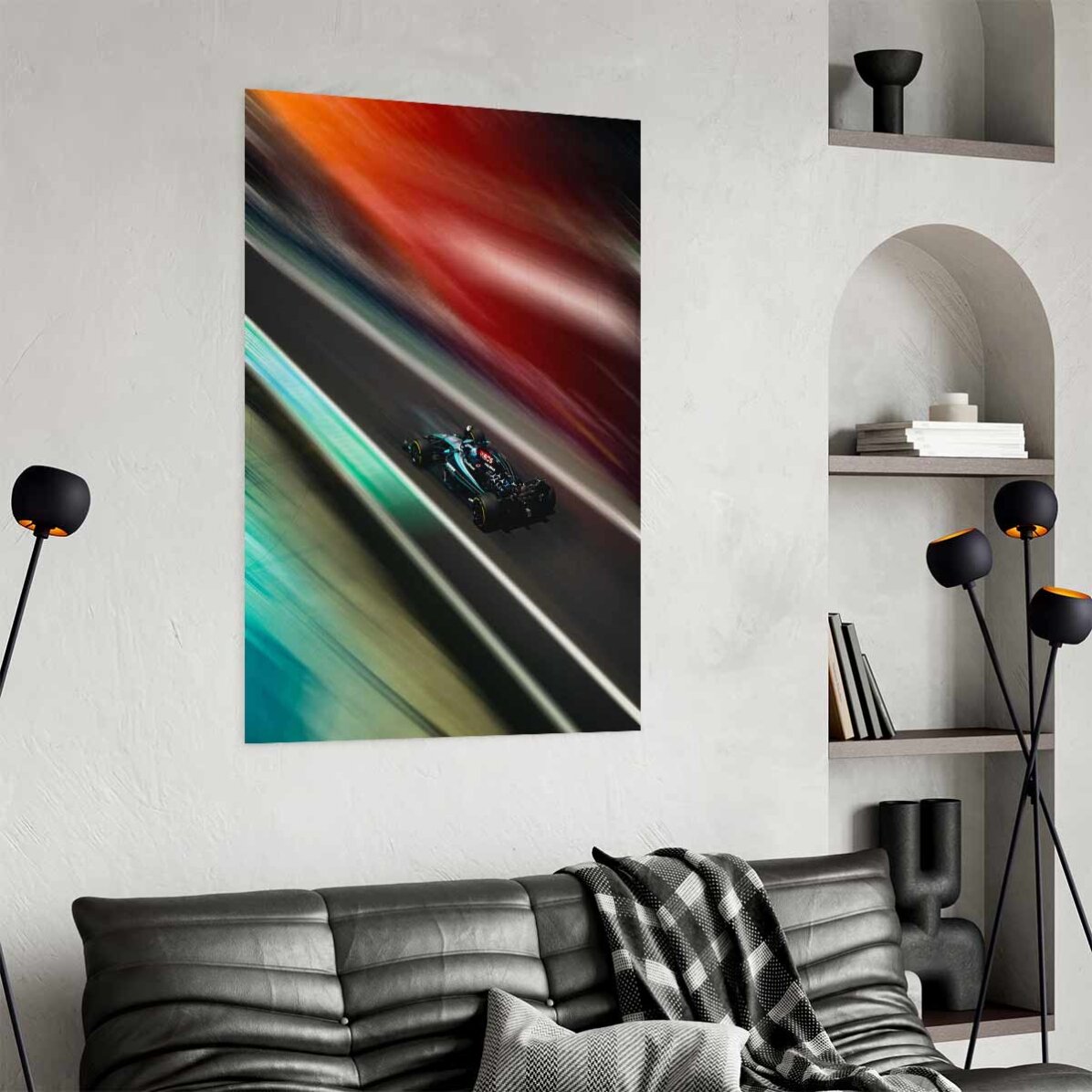 Rennwagen-Poster
