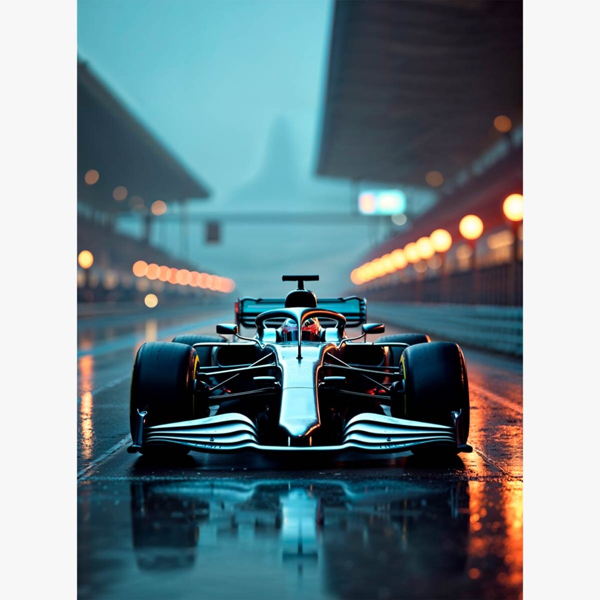 Poster: Formel-1-Rennwagen