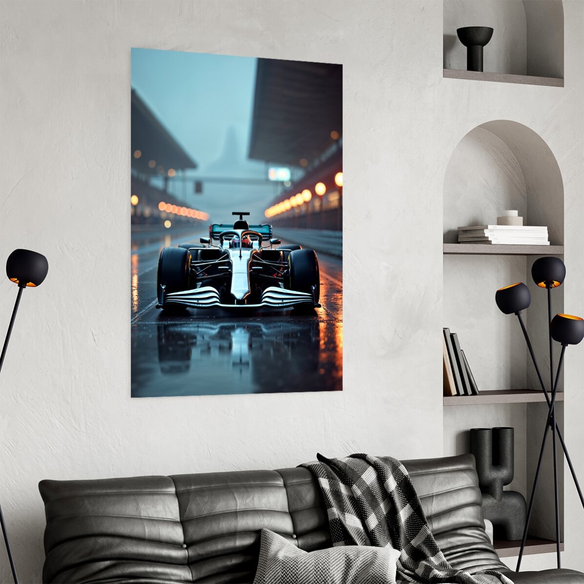 Poster: Formel-1-Rennwagen
