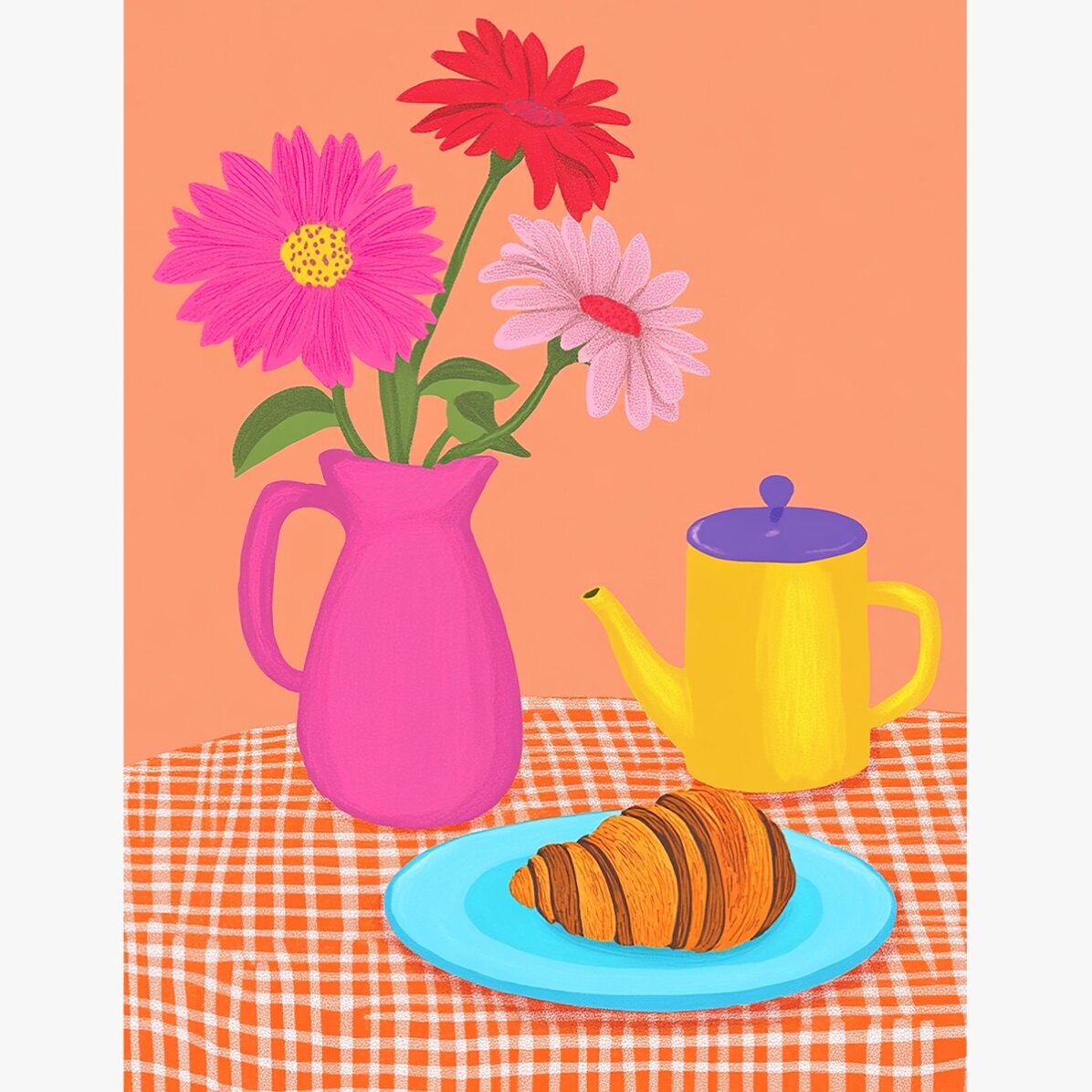 Poster „Frühstück“
