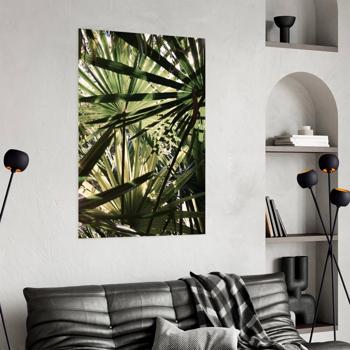 Poster mit Palme