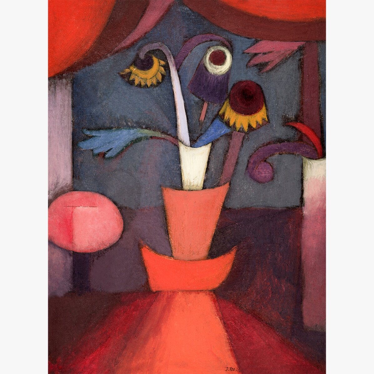 Plakat von Paul Klee, „Herbstblume“, 1922