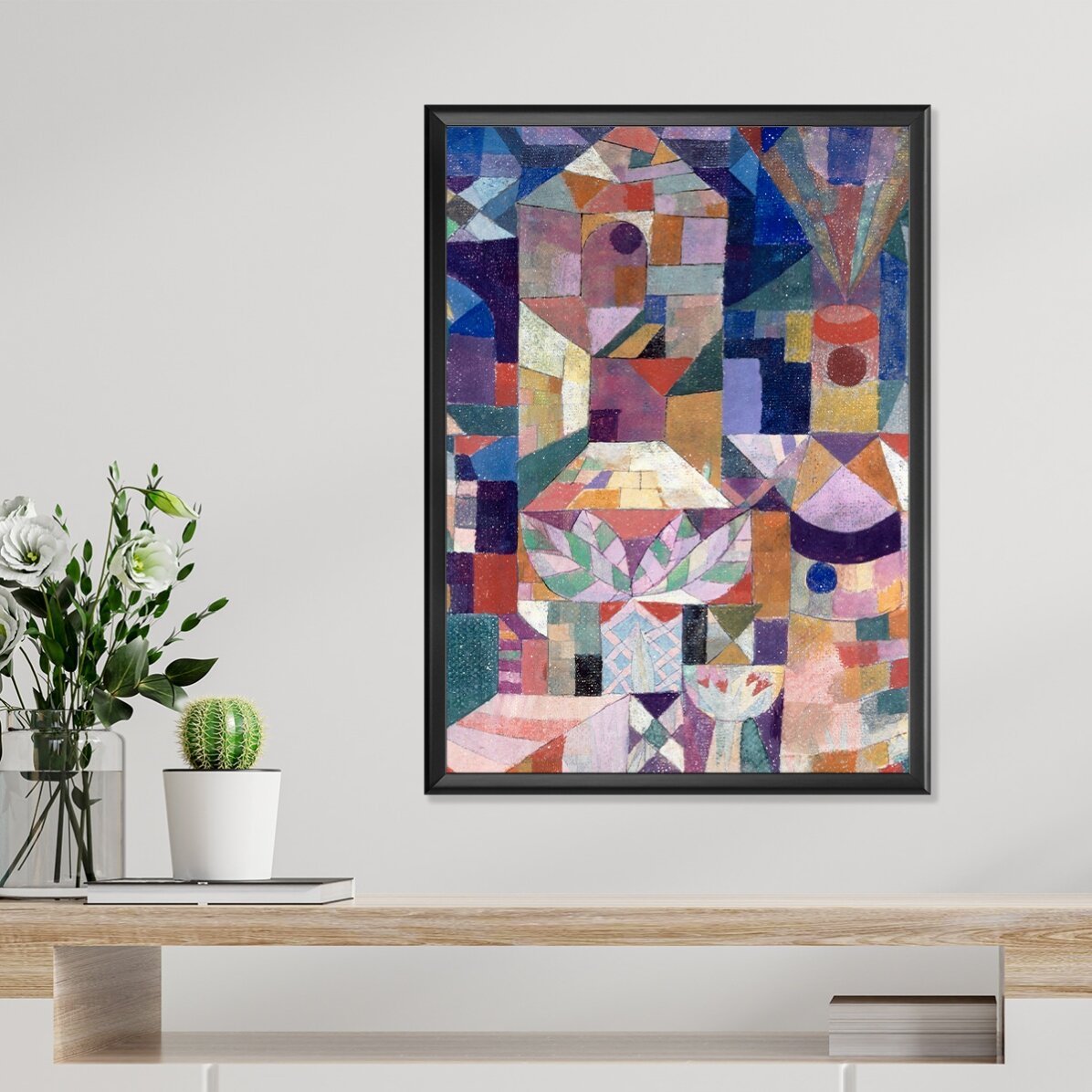 Plakat von Paul Klee, Burggarten 1919