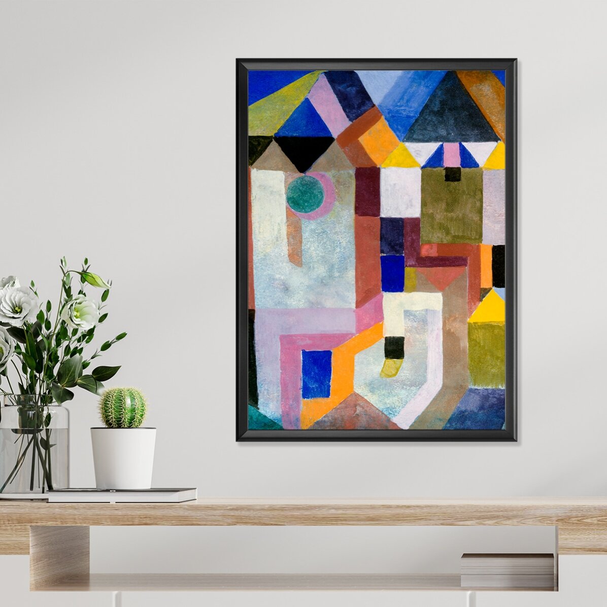 Poster von Paul Klee, „Colorful Architecture“, 1917