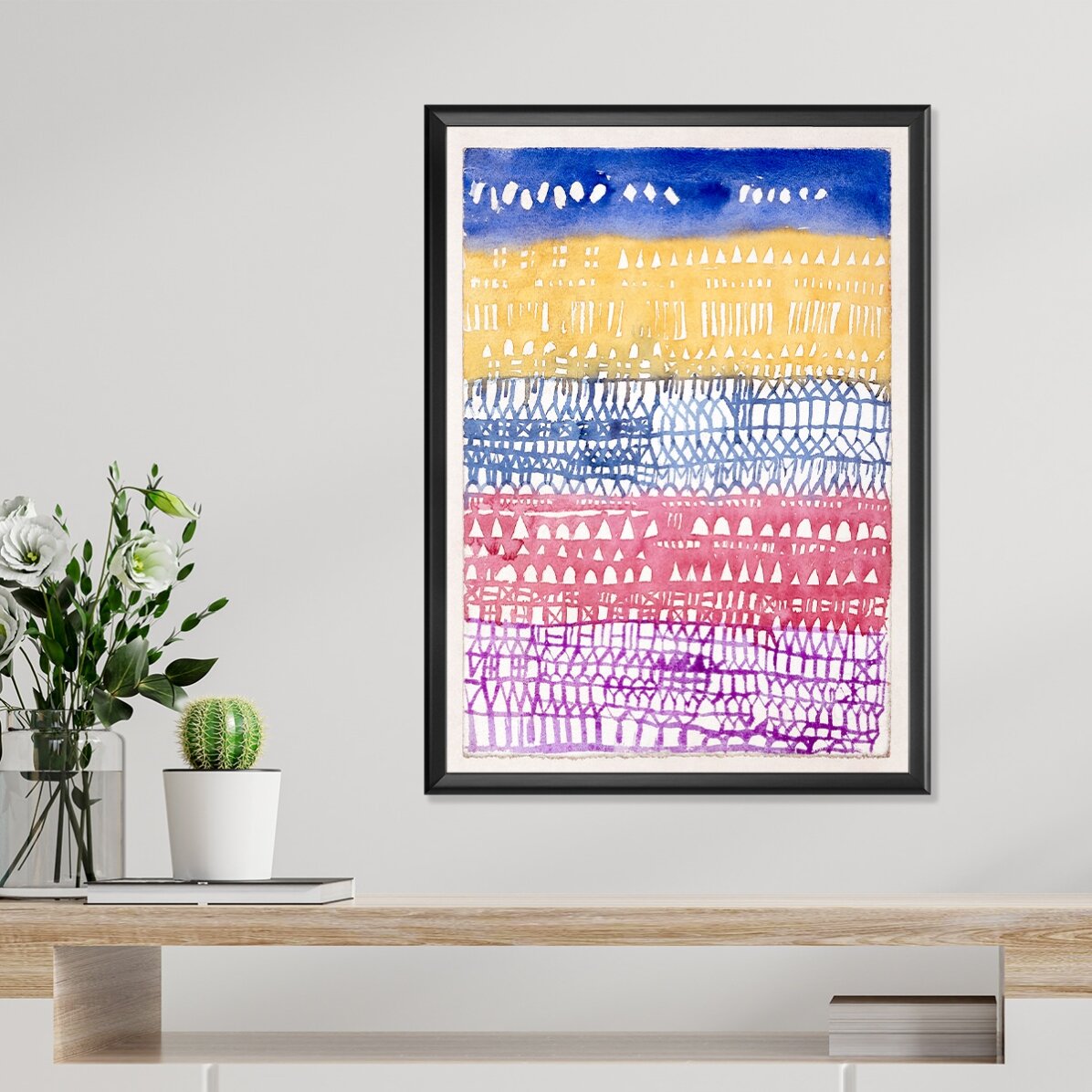 Plakat von Paul Klee, Altstadt 1928
