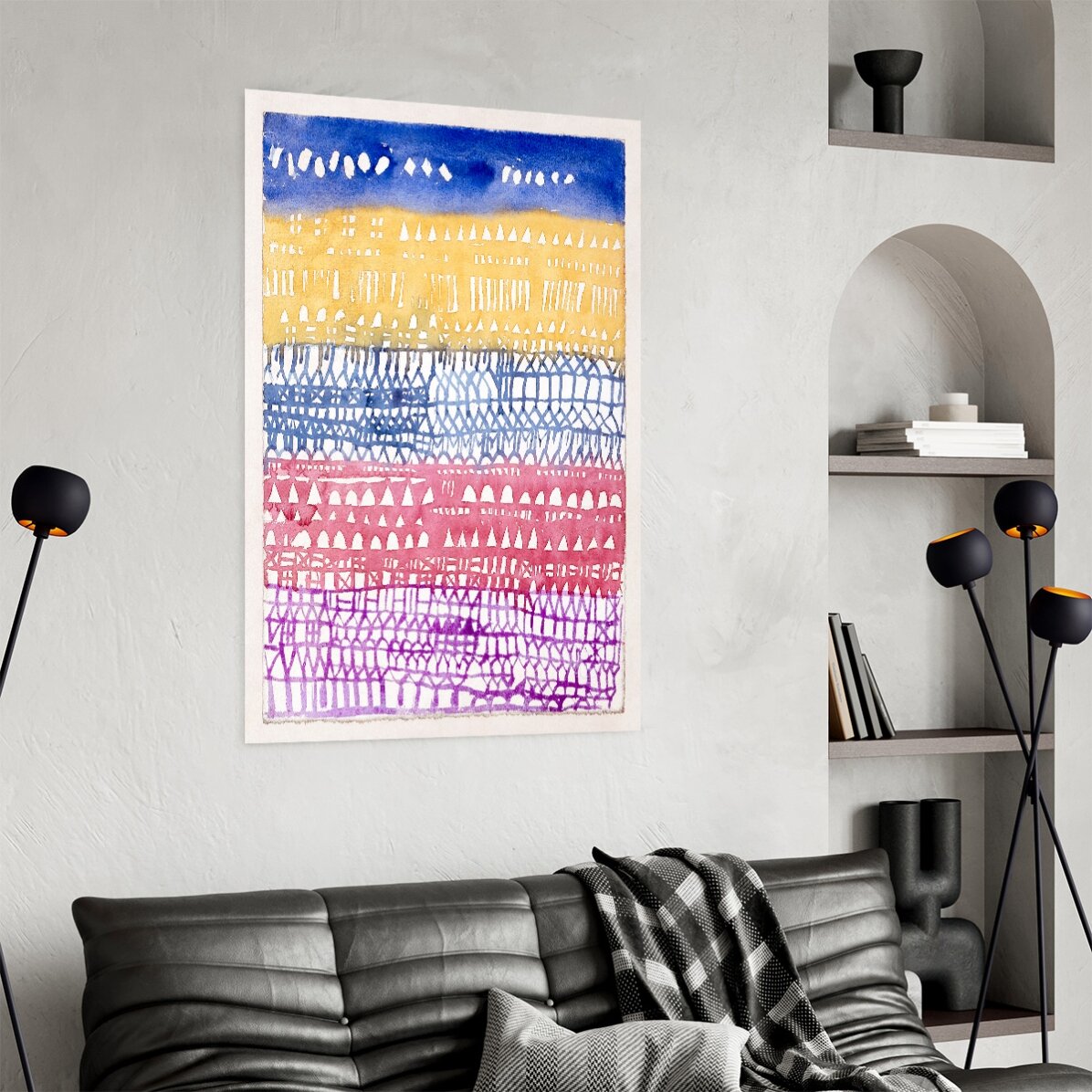 Plakat von Paul Klee, Altstadt 1928