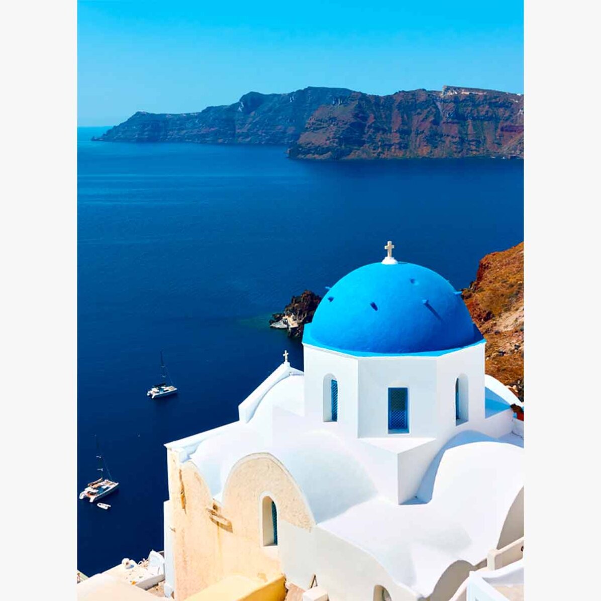 Poster von Santorini