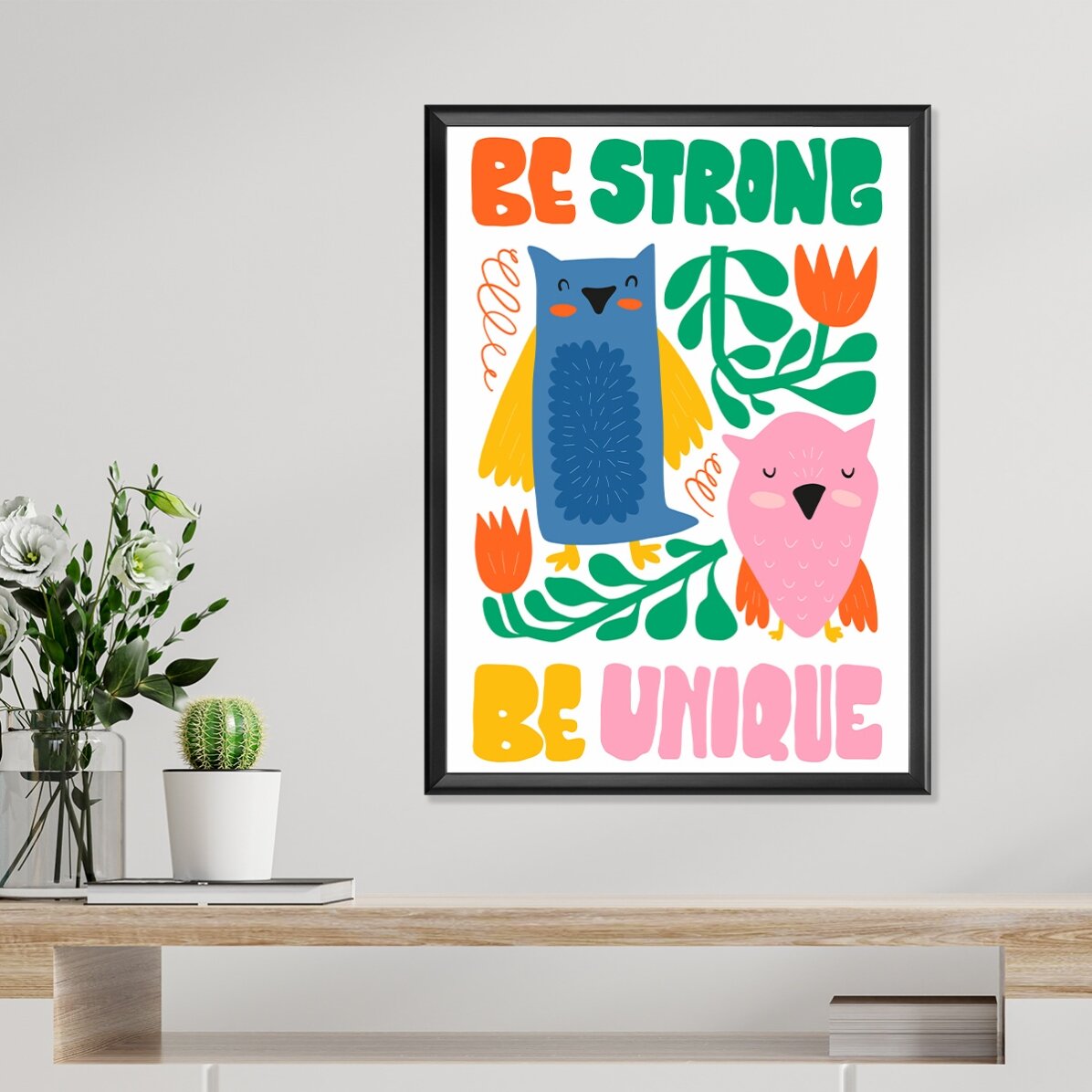 Poster „Strong & unique“