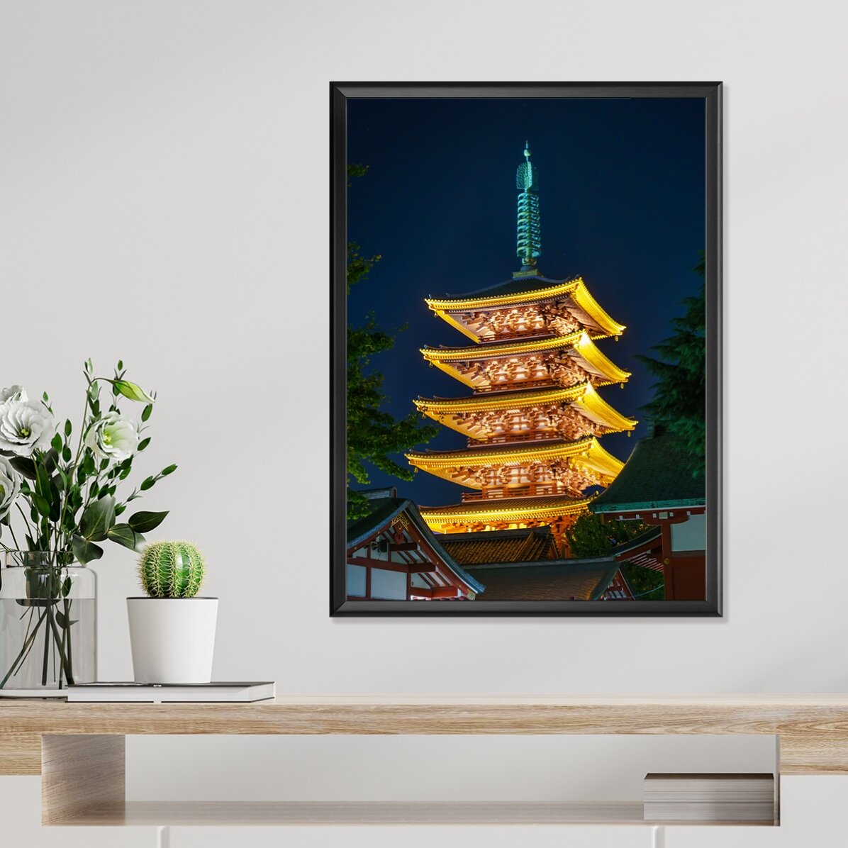 Poster: Japanischer Tempel