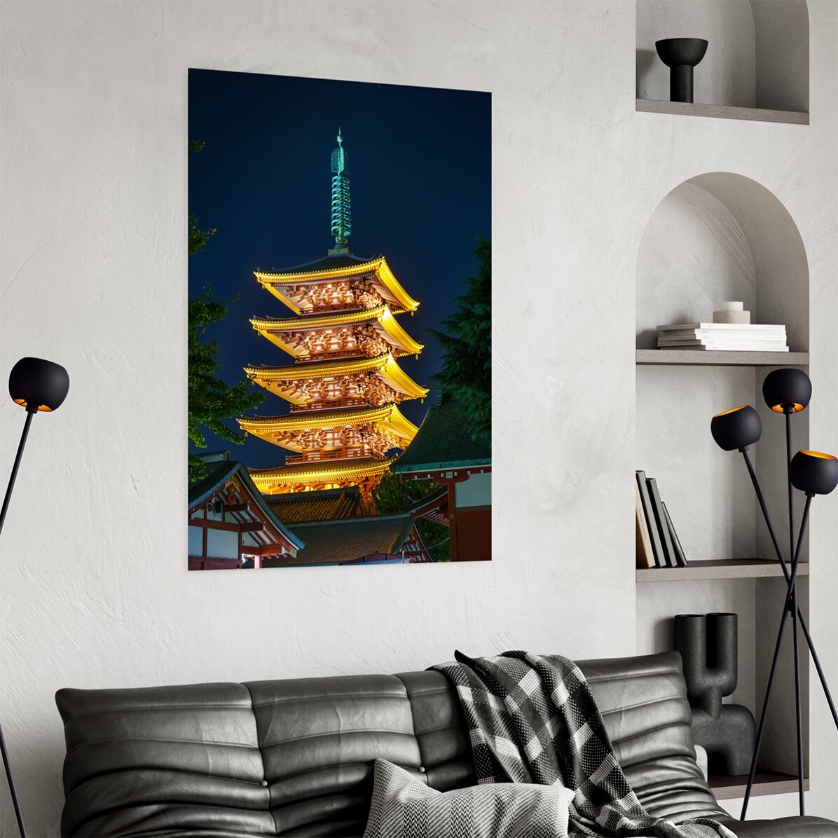 Poster: Japanischer Tempel