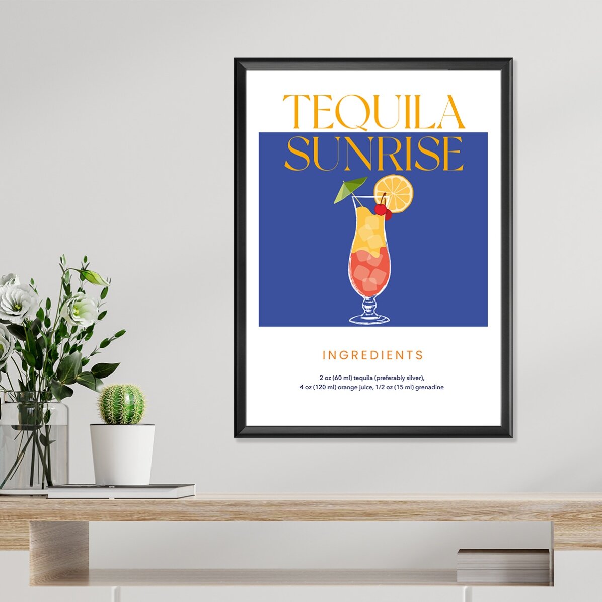 Poster „Tequila Sunrise“
