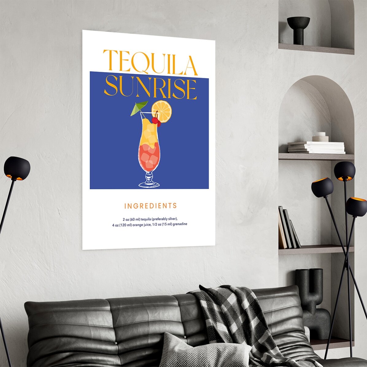 Poster „Tequila Sunrise“