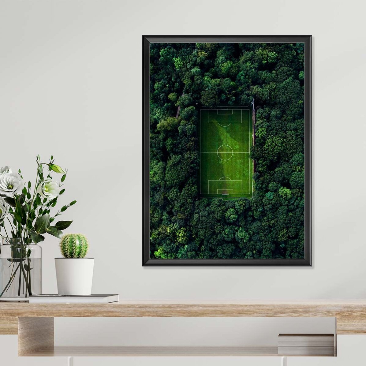 Poster „Fußballplatz“