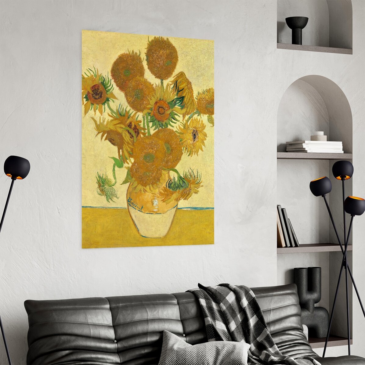 Poster von Vincent van Gogh, „Sonnenblume“, 1888
