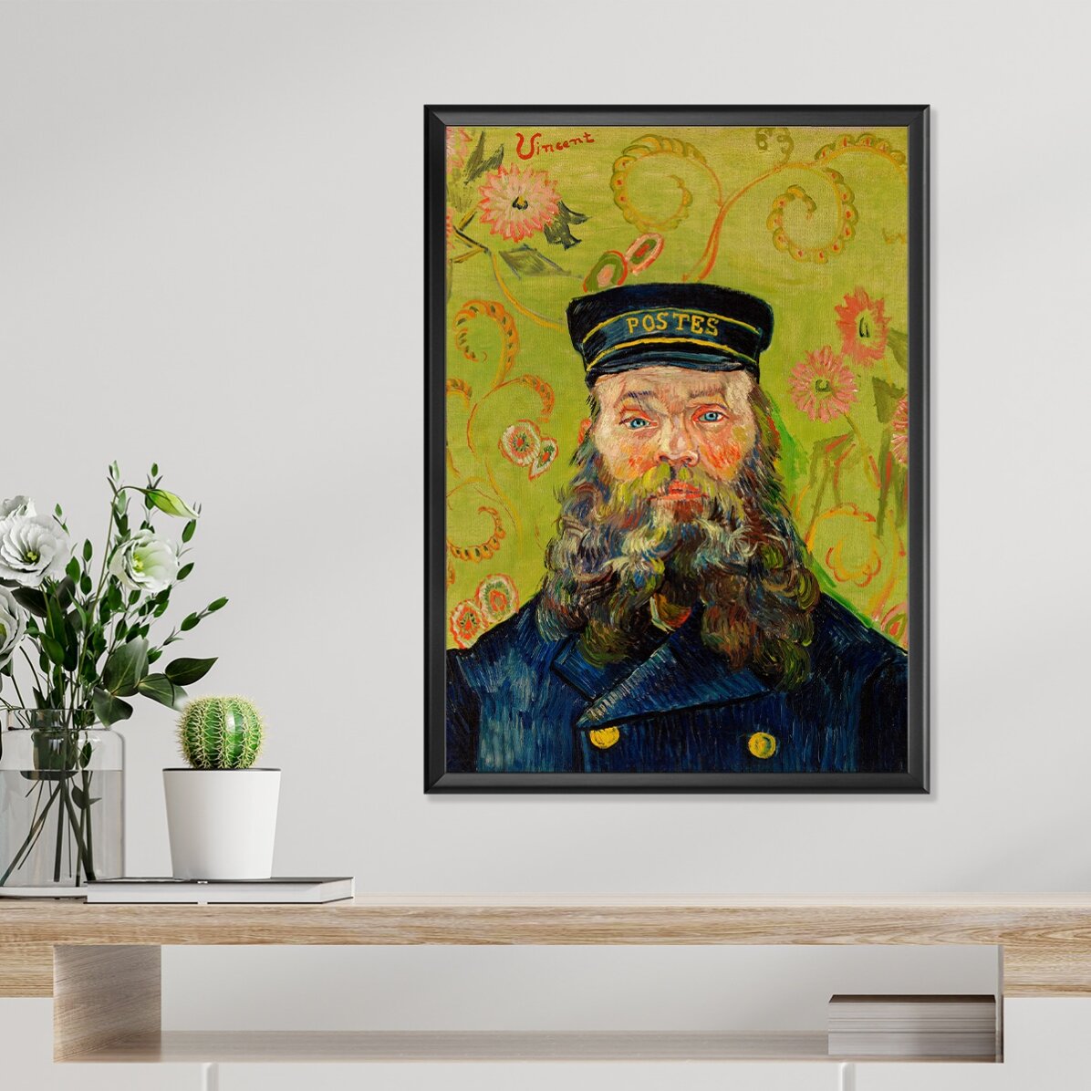 Poster von Vincent van Gogh, „Der Postbote Joseph Roulin“, 1889