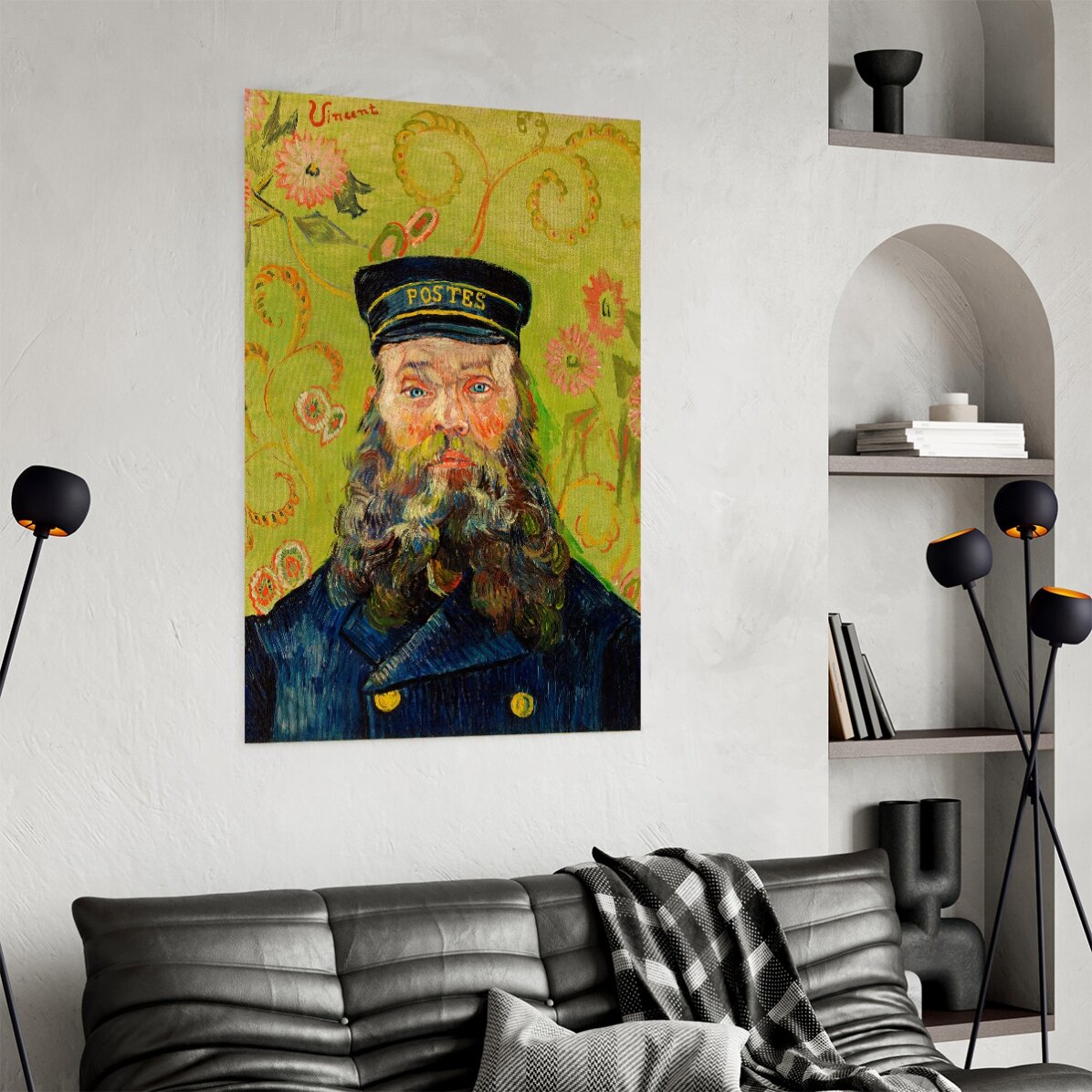Poster von Vincent van Gogh, „Der Postbote Joseph Roulin“, 1889