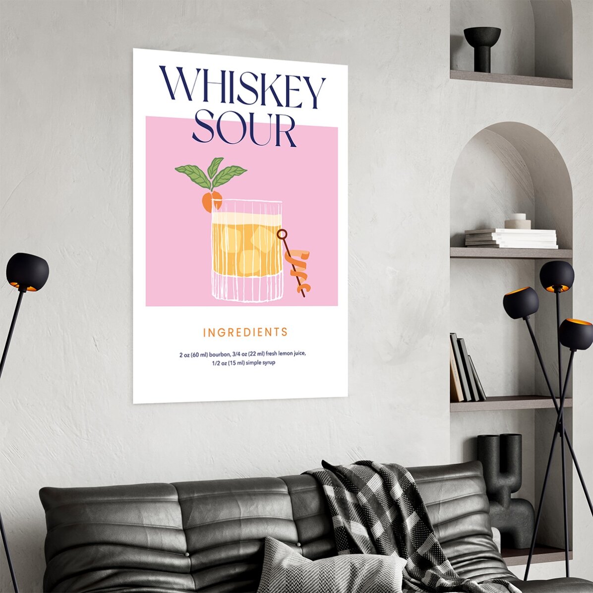 Poster „Whiskey Sour“