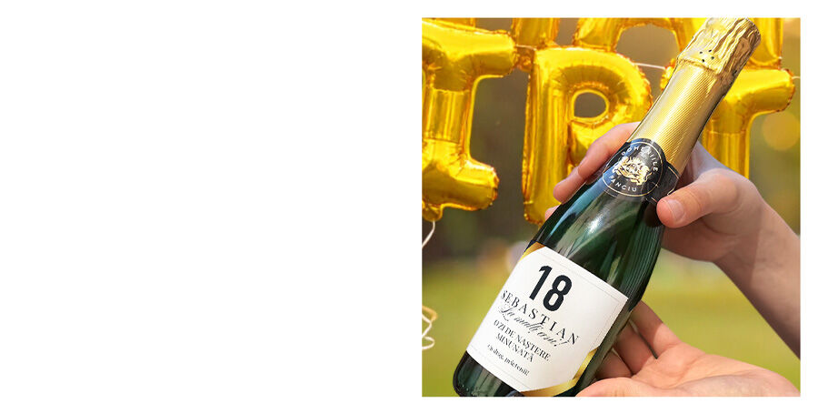 Personalisierte Getränke zum Geburtstag