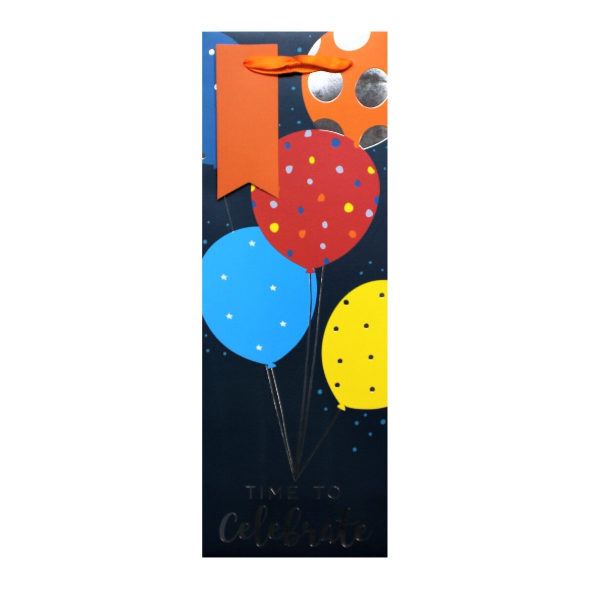 Geschenktüte für Getränke – Modell „Time to celebrate“