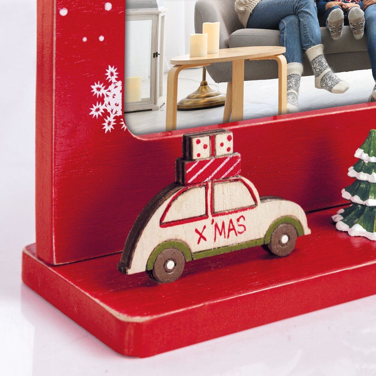 Weihnachts-Fotorahmen – Modell Albus