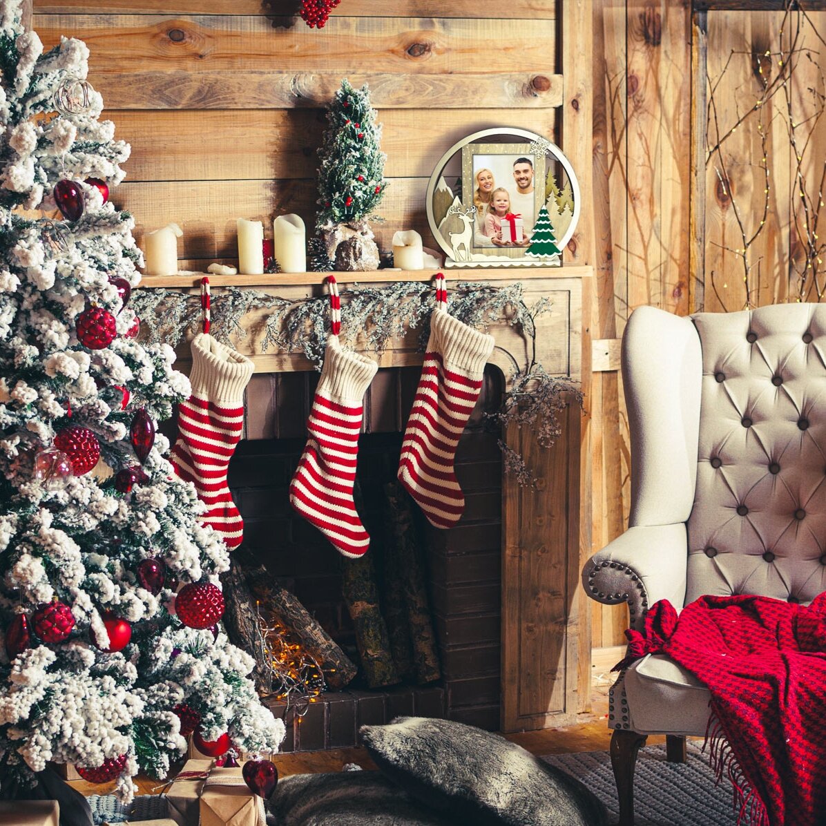 Weihnachts-Fotorahmen – Modell Vester