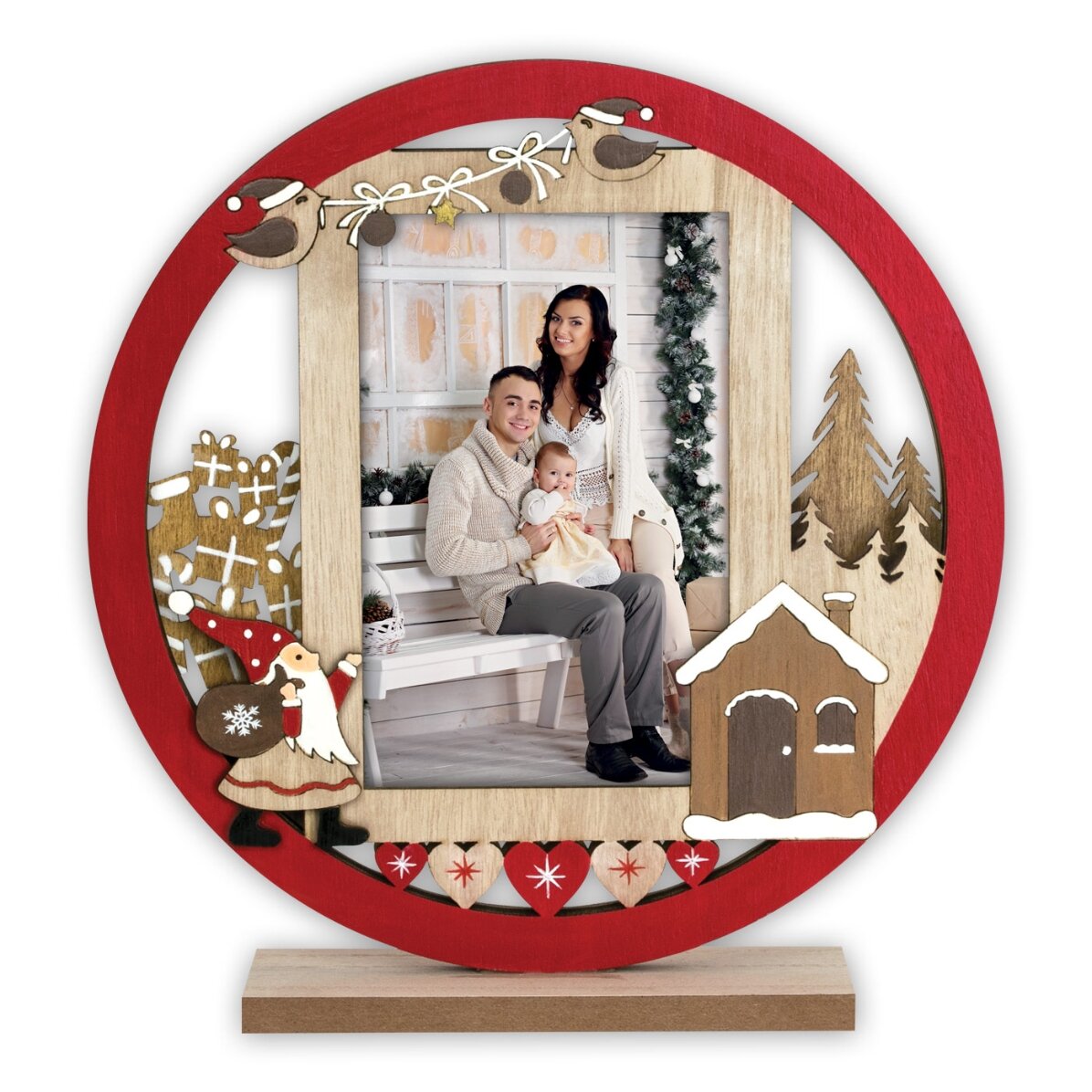 Weihnachts-Fotorahmen – Modell Curtis
