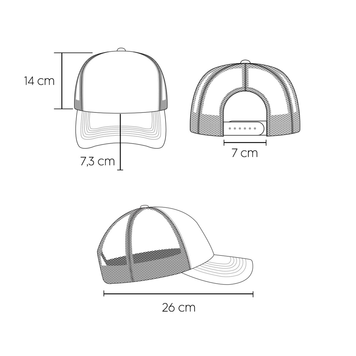 Personalisierte Kappe mit Namen – Camping