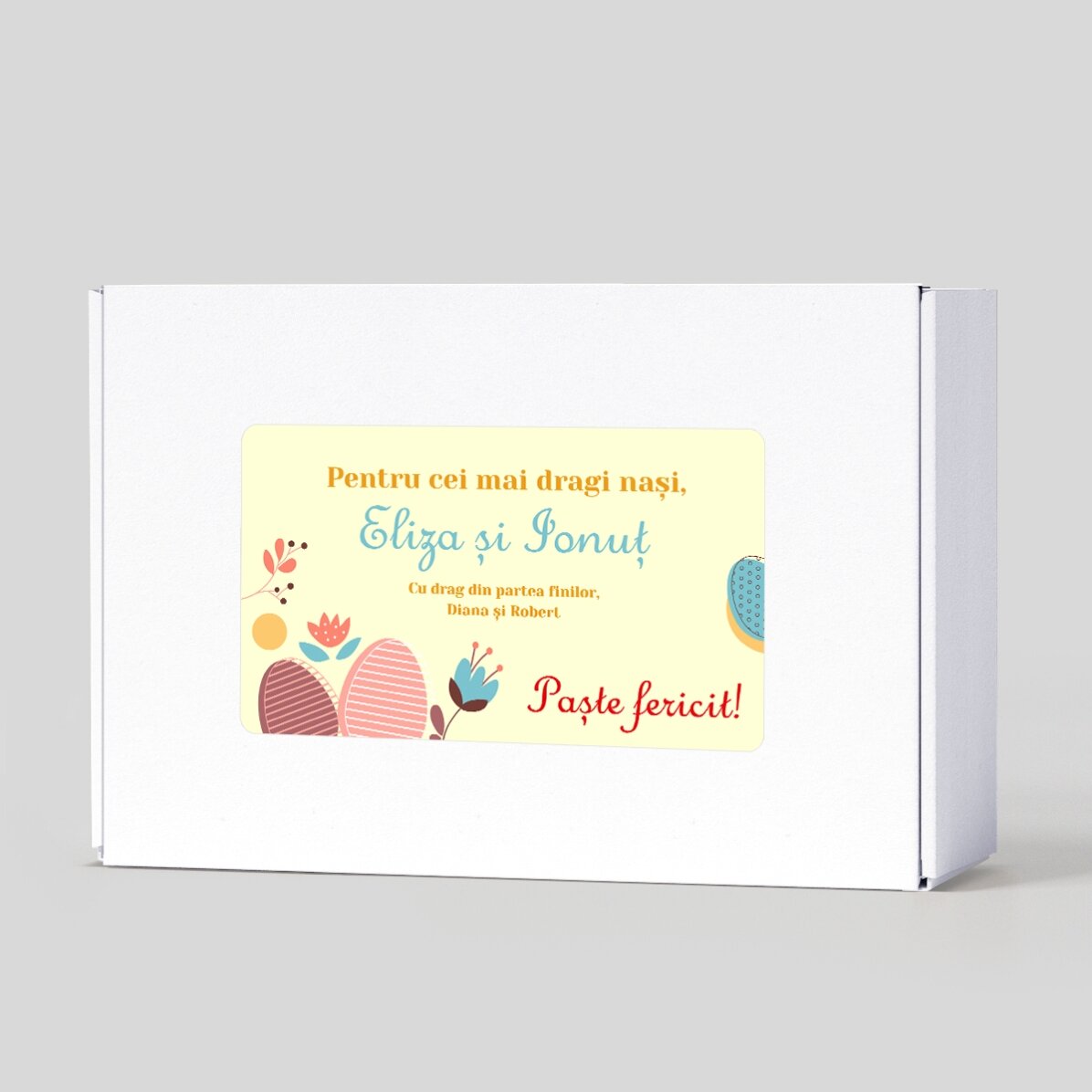 Personalisiertes Geschenkset für Paten – Frohe Ostern