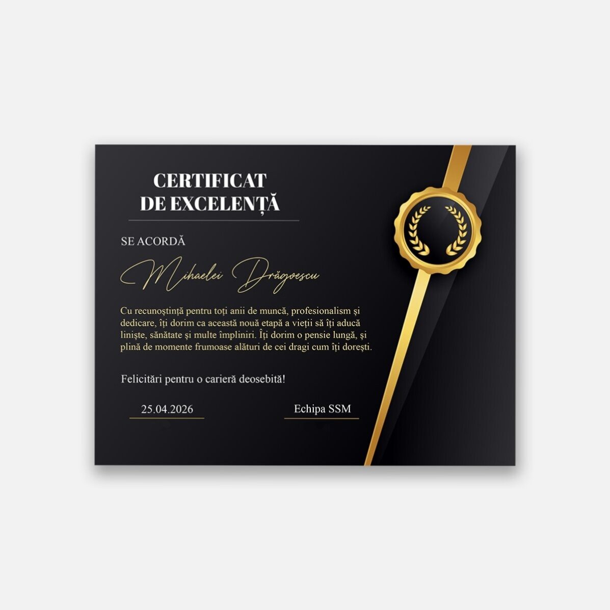 Personalisiertes Geschenkset zum Ruhestand