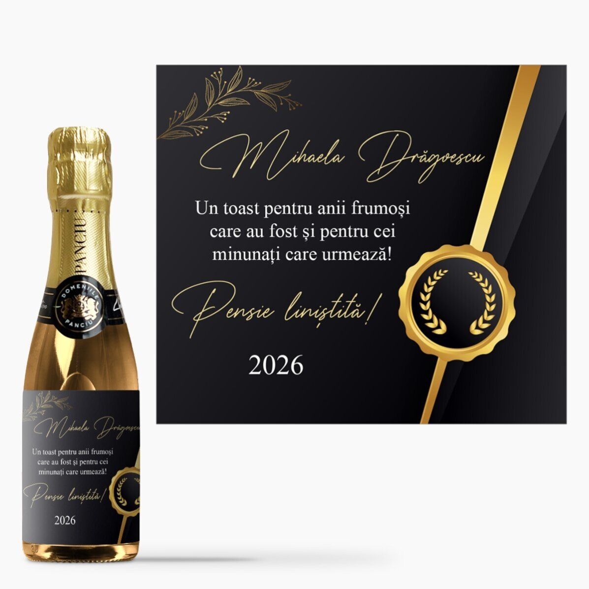 Personalisiertes Geschenkset zum Ruhestand