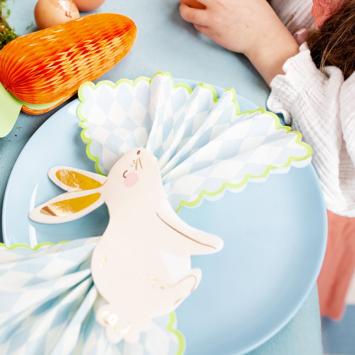 Set mit 20 dekorativen Servietten – Hase