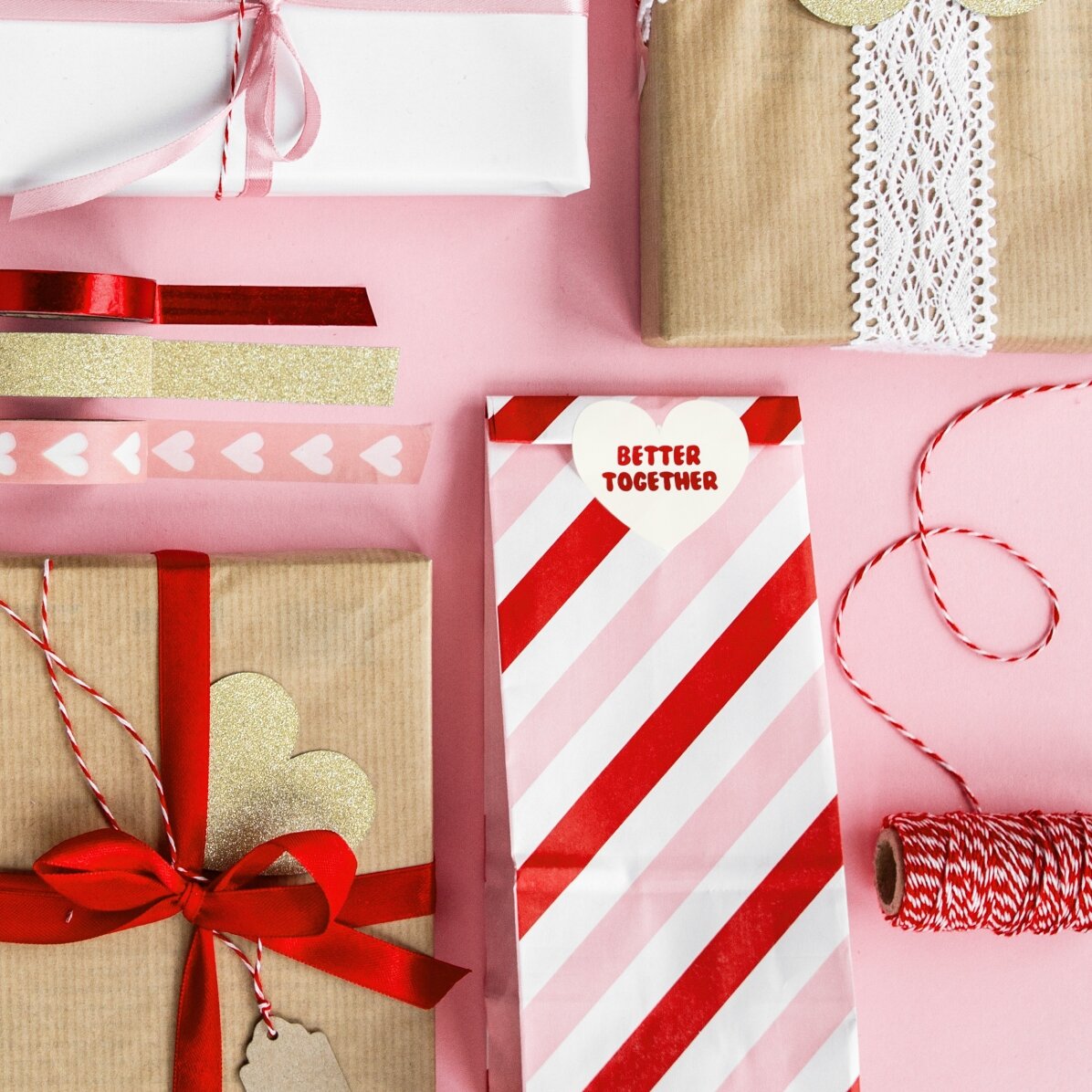 Geschenkbeutel-Set – Sweet Love